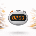 The 2-Minute Rule stopwatch stopping procrastination.
