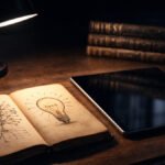 A minimalist workspace illustrating how to learn anything fast through deep focus and science-based techniques.