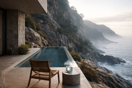 A minimalist luxury sanctuary representing The New Luxury trend of 2026.